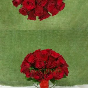 Bidermajer – 002 Bidermajer od crvenih ruža