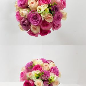 Bidermajer – 081 Bidermajer od rozih ruža