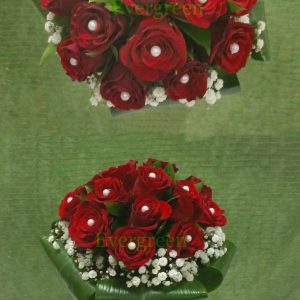 Bidermajer – 004 Bidermajer od crvenih ruža