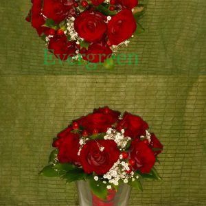 Bidermajer – 106 – Bidermajer od crvenih ruza