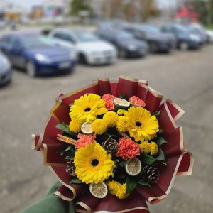 Novogodišnji aranžmani – 034 – Novogodisnji cvetni aranzman