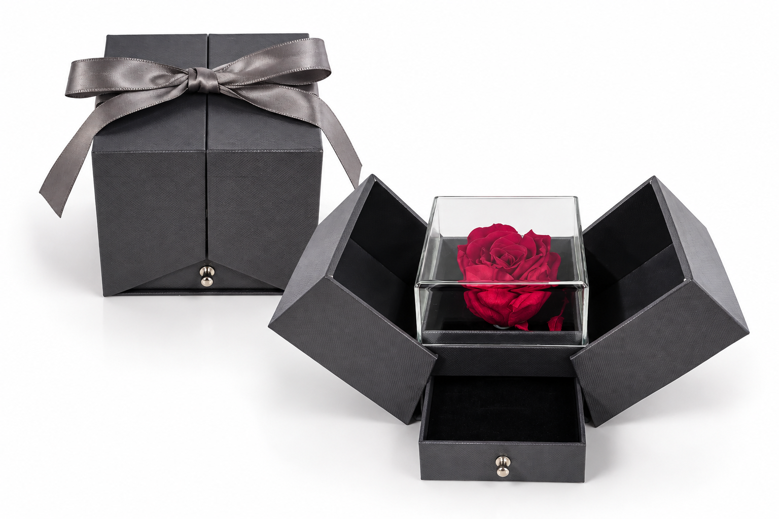Studio product shot on a clean white background a